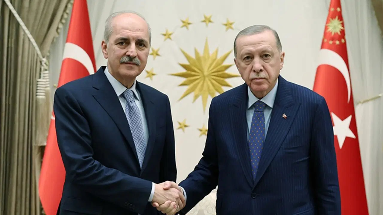 Erdoğan, TBMM Başkanı Kurtulmuş ile bir araya geldi