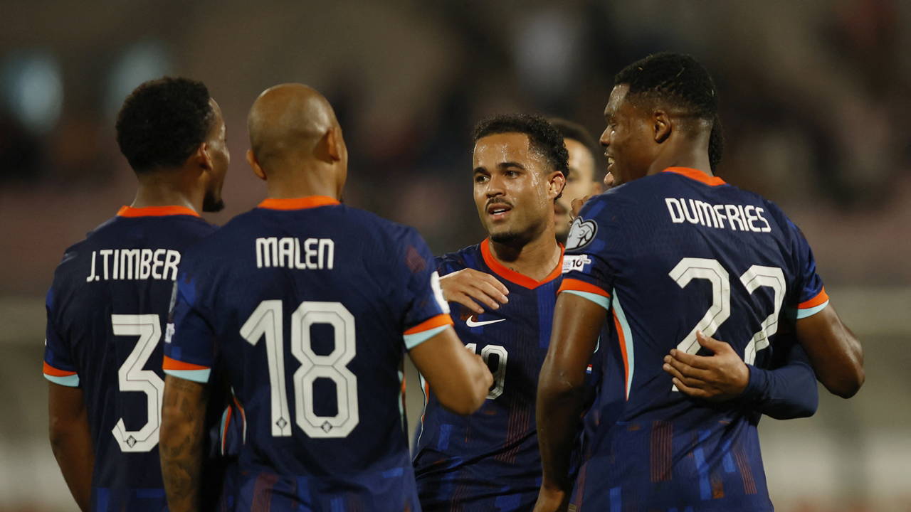 Hollanda, Malta'yı 4 golle yıktı