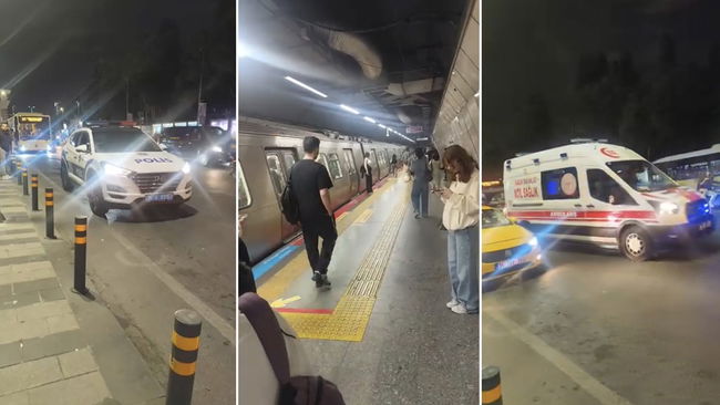 Mecidiyeköy metroda tren raylarına atlamıştı...