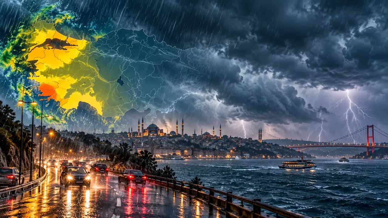 Sağanak geri döndü: Bakanlıktan İstanbul dahil 10 il için 'sarı', bir il için 'turuncu' uyarı