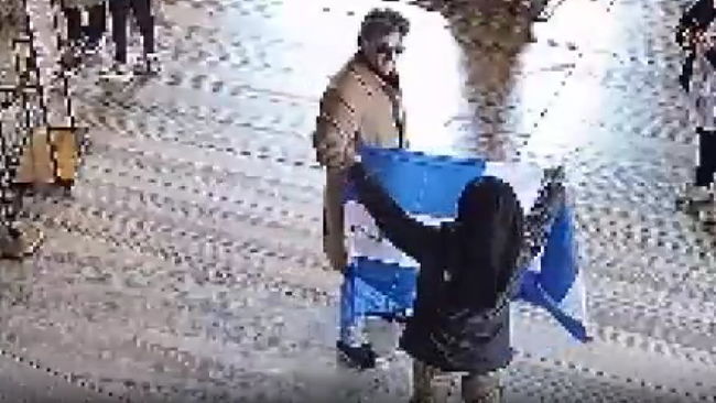 Ayasofya'da Bizans bayrağıyla provokasyon