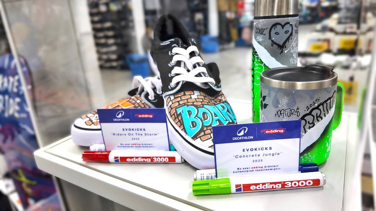 Decathlon Türkiye ve edding’den işbirliği