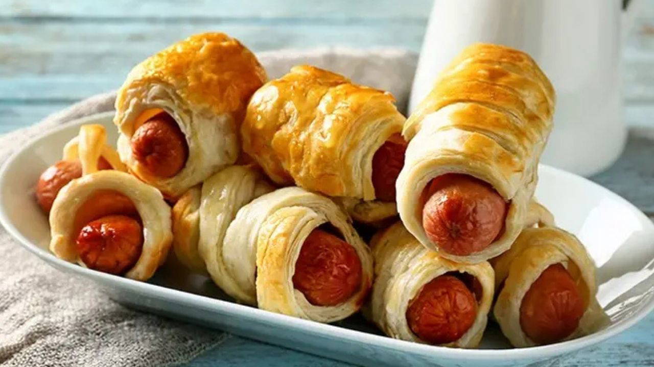 Pratik atıştırmalık: Sosisli milföy tarifi