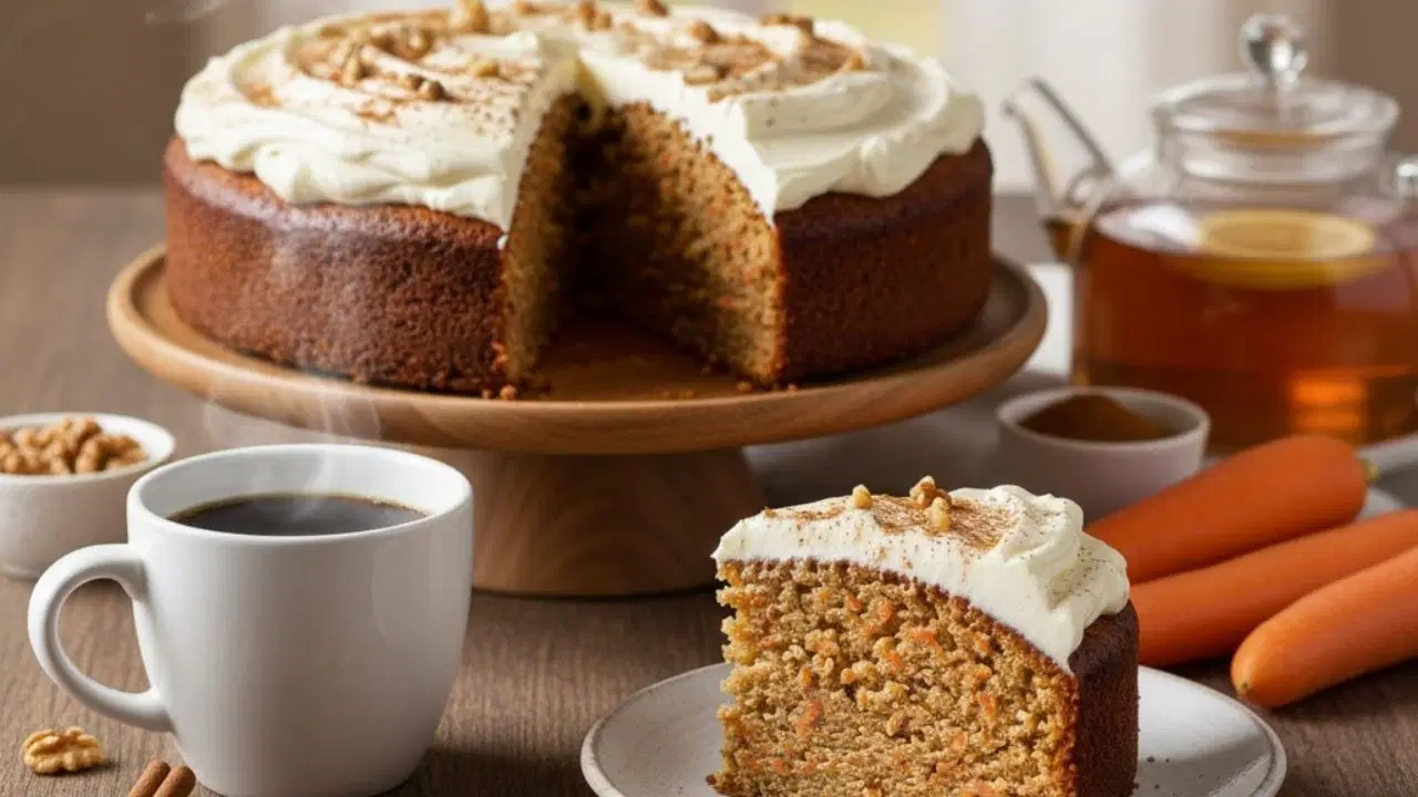 Yumuşacık dokusu ve aromasıyla mest eden lezzet: Kremalı havuçlu tarçınlı kek tarifi