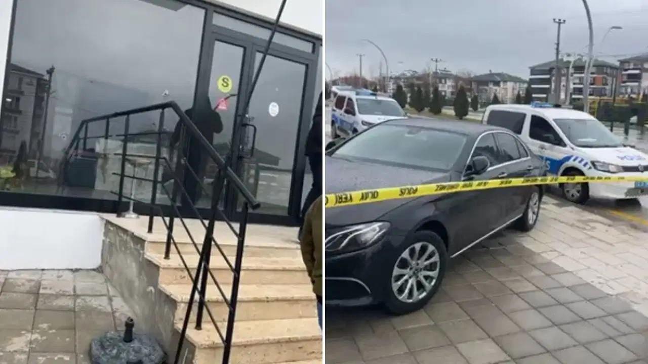 Bolu'da emlak ofisine silahlı saldırı