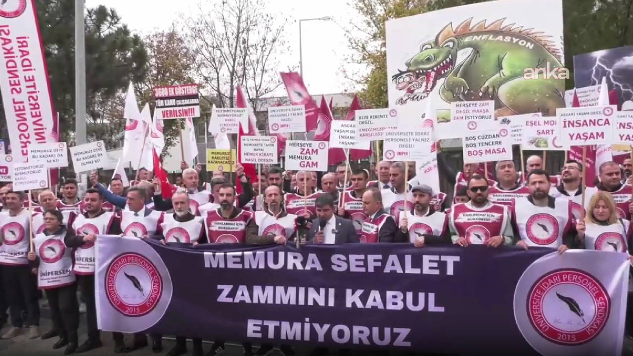 Üniversite İdari Personel Sendikası'ndan memur maaşlarına zam talebi: "Sefalet zammı istemiyoruz"