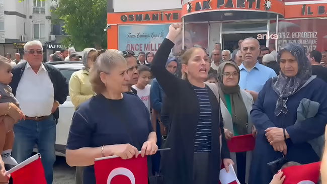 Osmaniye'de AKP İl Başkanlığı önünde eylem