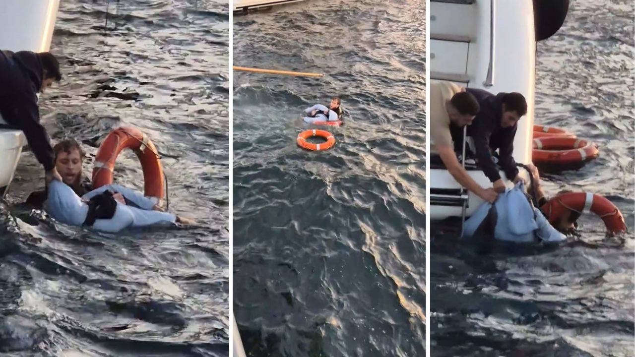 Üsküdar'da panik anları: Kadın yolcu feribottan düştü!