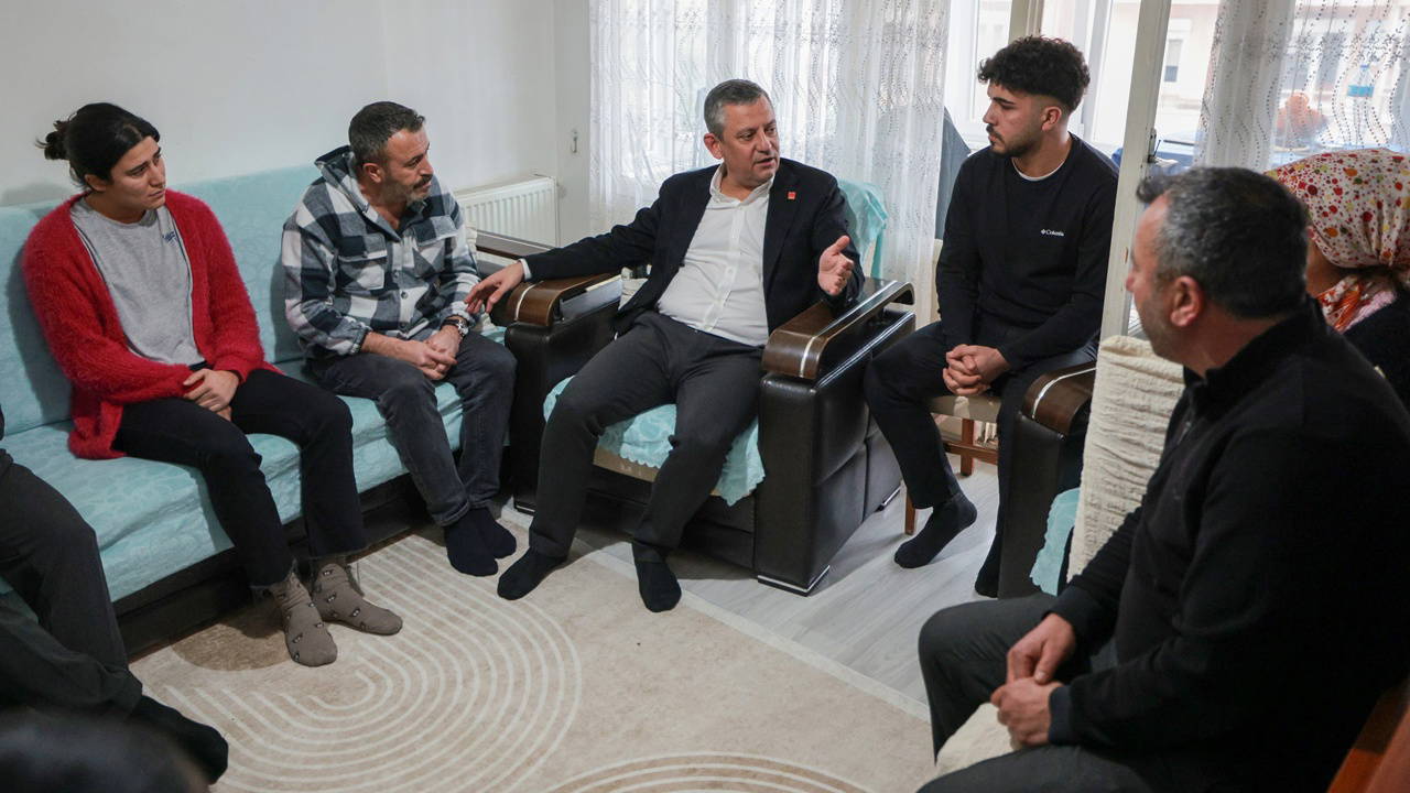 Özgür Özel'den Ramazan Yıldız'ın ailesine ziyaret