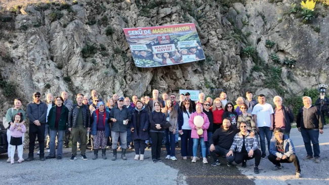 Maden şirketinin şikâyetiyle ifade verdiler