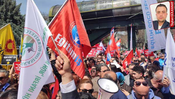 Eğitimciler okul saldırıları üzerine Bakan Tekin'e MEB önünden seslendi: 'Biz güvende değilsek sen de Bakanlığa rahat giremeyeceksin'