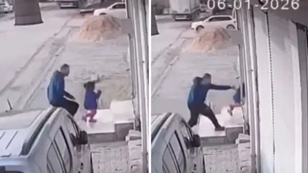 Yer: Mardin... Sokakta kadın ve çocukları darbeden erkek gözaltına alındı