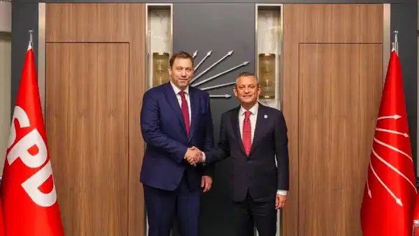 SPD heyetinden TBMM'de Özgür Özel'e destek ziyareti