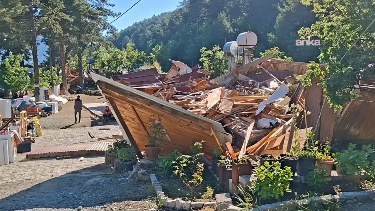 Osmaniye'de yayla evlerinin yıkımına başlandı: 'Artık AK Par