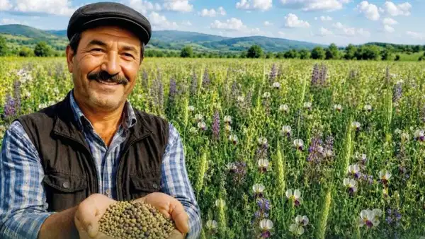 Denizli’de üreticiye yem tohumu desteği