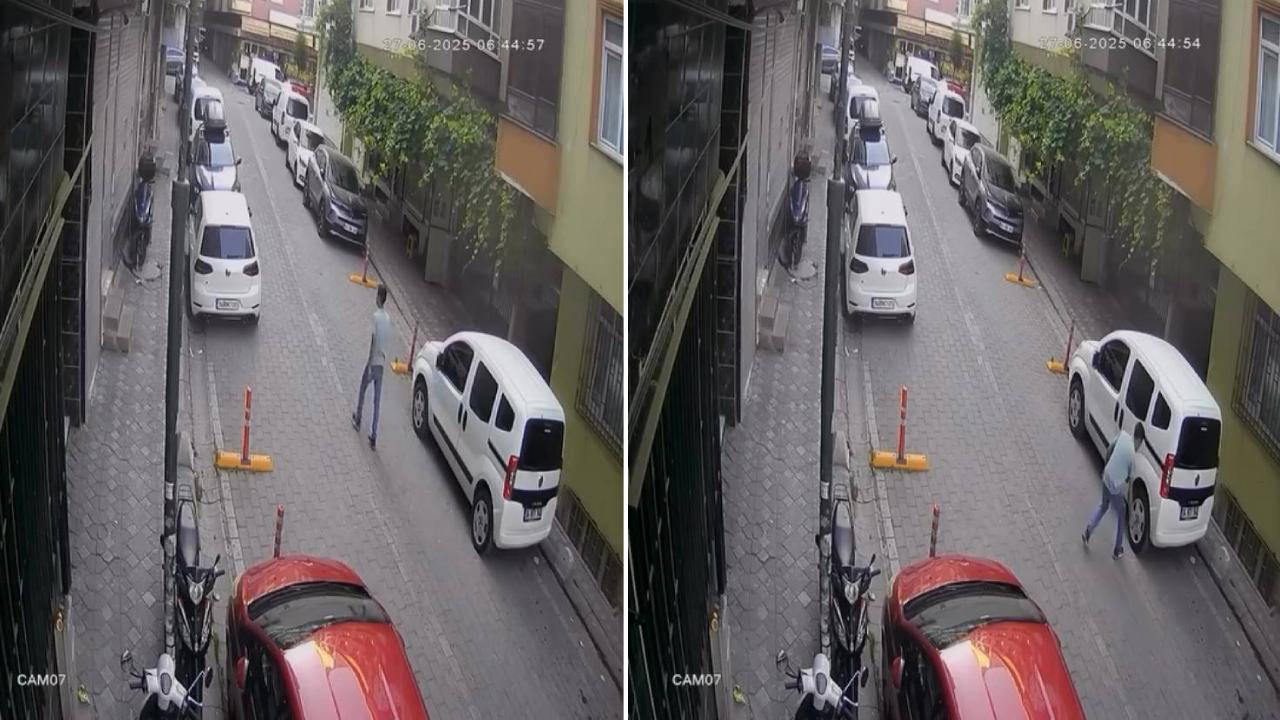 Sokak sokak dolaşıp elindeki bıçakla araçlara zarar verdi