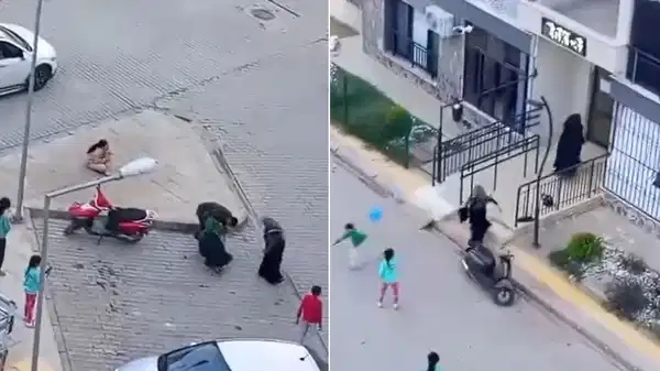 Okulda dehşet anları...