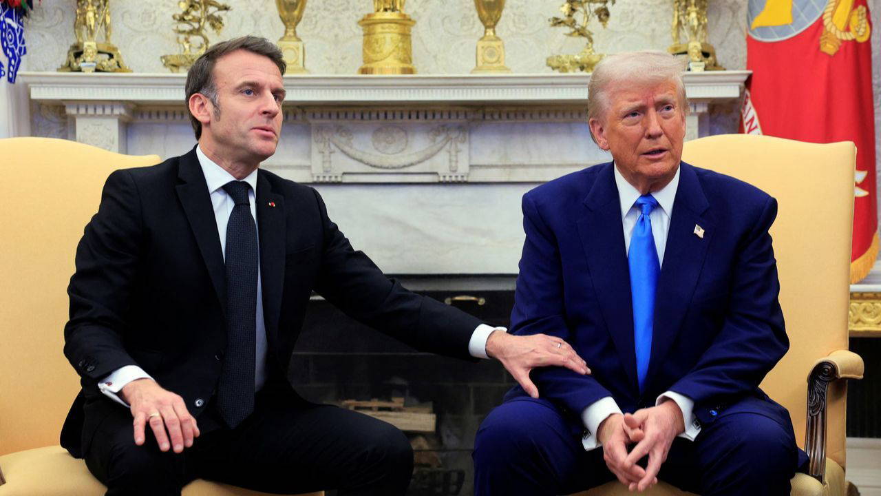 Trump'tan Macron'a yalanlama: Her zaman yanılıyor