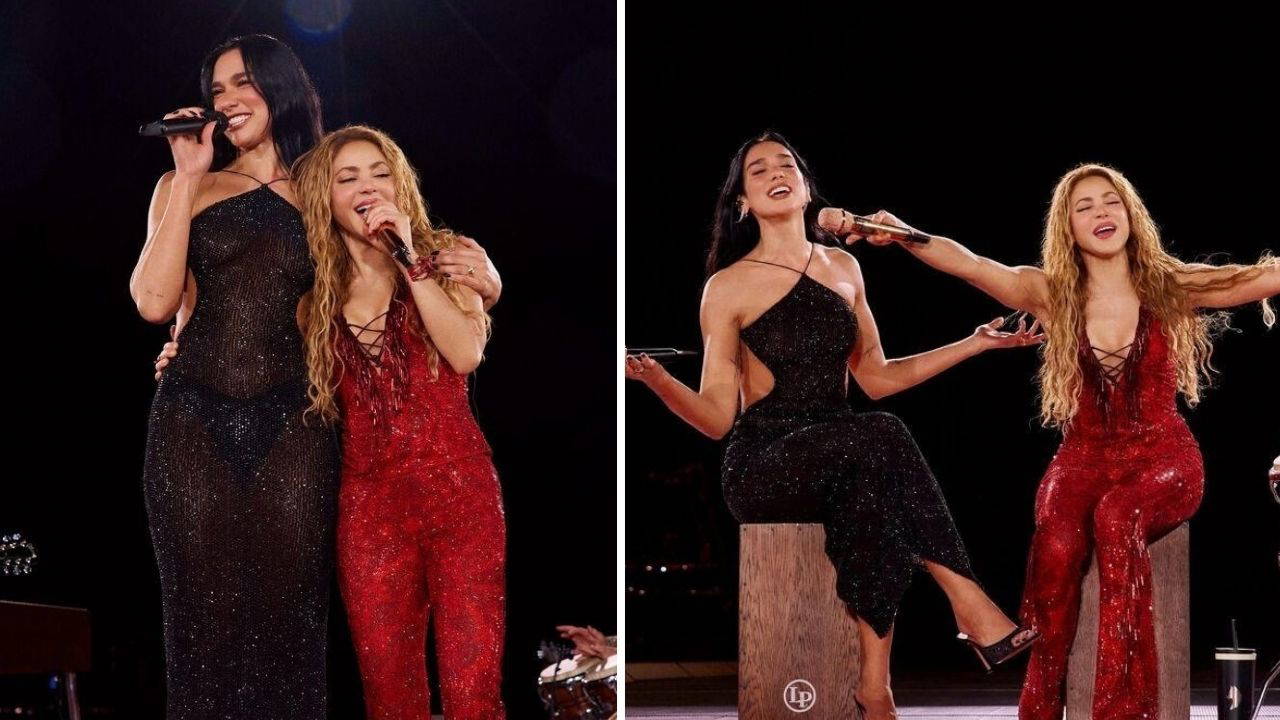 Shakira'nın Madrid konserinde dev sürpriz: Dua Lipa ile sahnede 'Antologia' düeti!