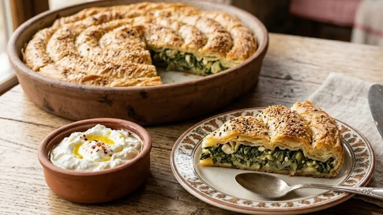 Selanik usulü ıspanaklı börek tarifi