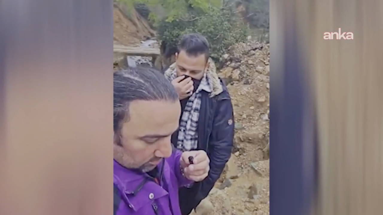 AKP'li Alagöz'ün maden şirketinin dereyi kirlettiği görüntüler ortaya çıktı