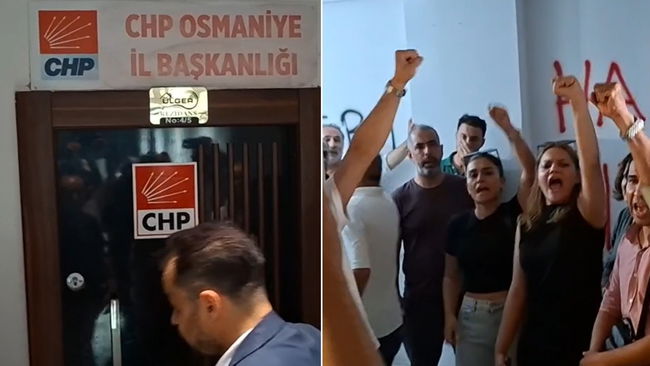 Butlan yönetiminin atadıkları CHP binasına çilingirle girdi