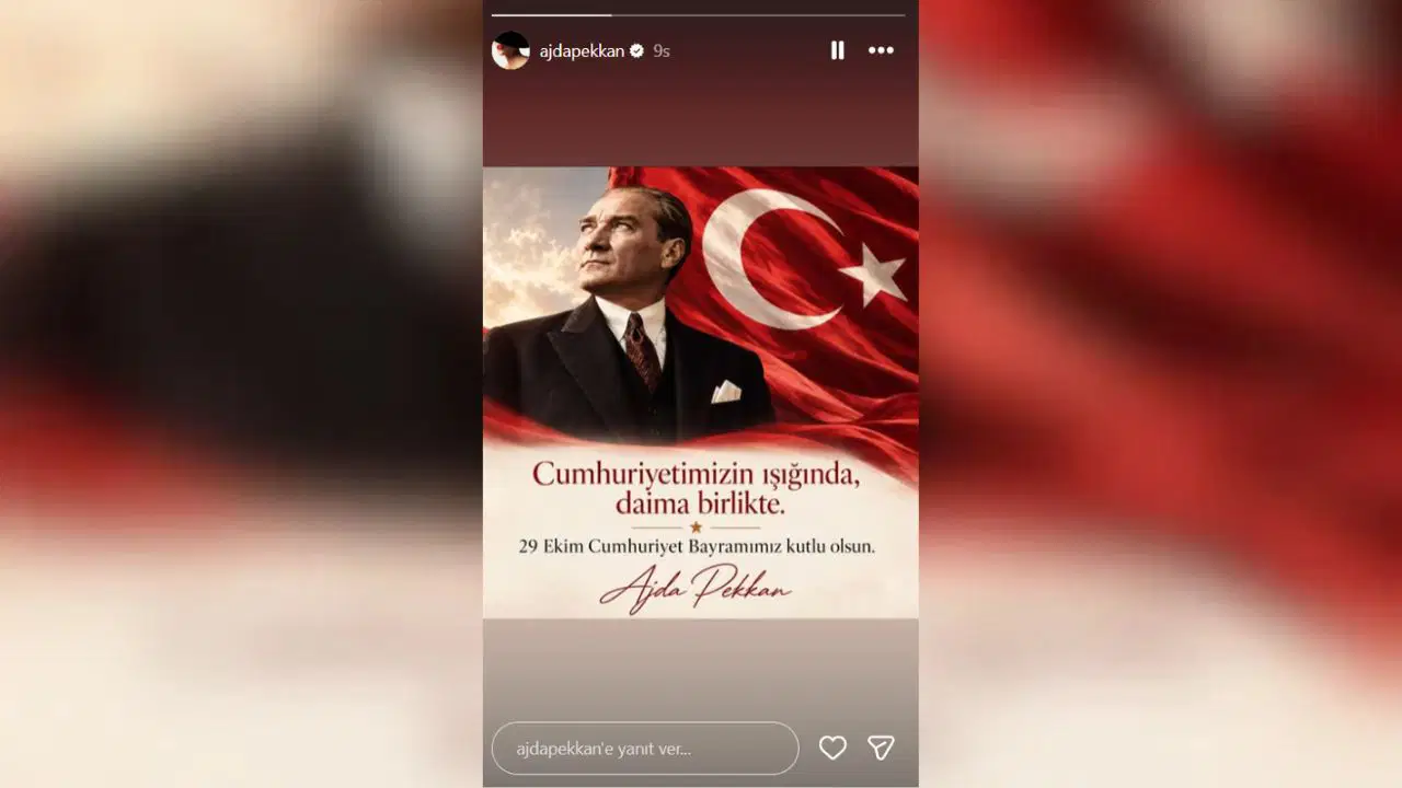 Ünlülerden 29 Ekim Cumhuriyet Bayramı paylaşımları: Sanat dünyasından peş peşe mesajlar