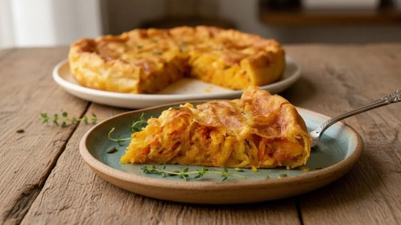 Tatlı ve tuzlunun enfes uyumu: Balkabaklı peynirli börek tarifi