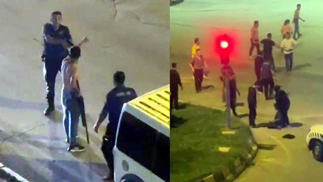 Saniye saniye kaydedildi: Muş'ta silahlı ve sopalı kavga!