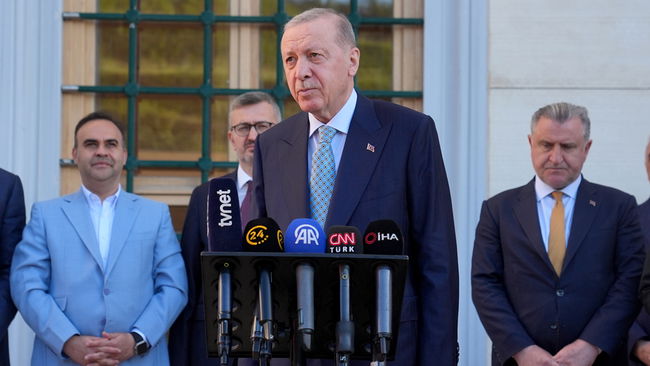Erdoğan bayram namazı çıkışı konuştu... 