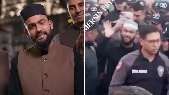 'Kabe'de Hacılar' ilahisi ile ünlenen Karatüre'ye polis koruması