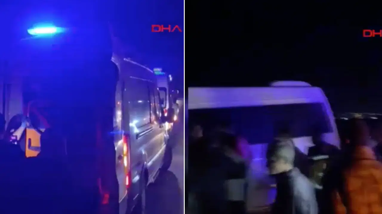 İşçileri taşıyan servis traktöre çarptı: 3'ü ağır 14 yaralı!