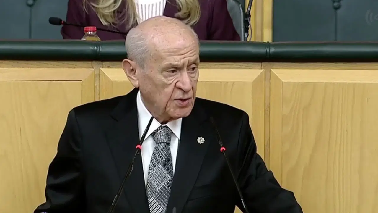 Son Dakika... Devlet Bahçeli, Serdar Öktem cinayetine sus pus: Kürsüden Öcalan'a çağrıda bulundu!