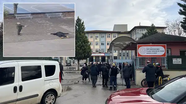 Okul bahçesinde 'rehine' krizi: Baba serbest, kızını tehdit eden şahıs tutuklandı!