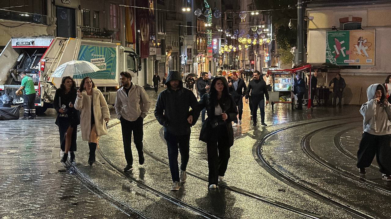 İstanbul'da beklenen yağış başladı