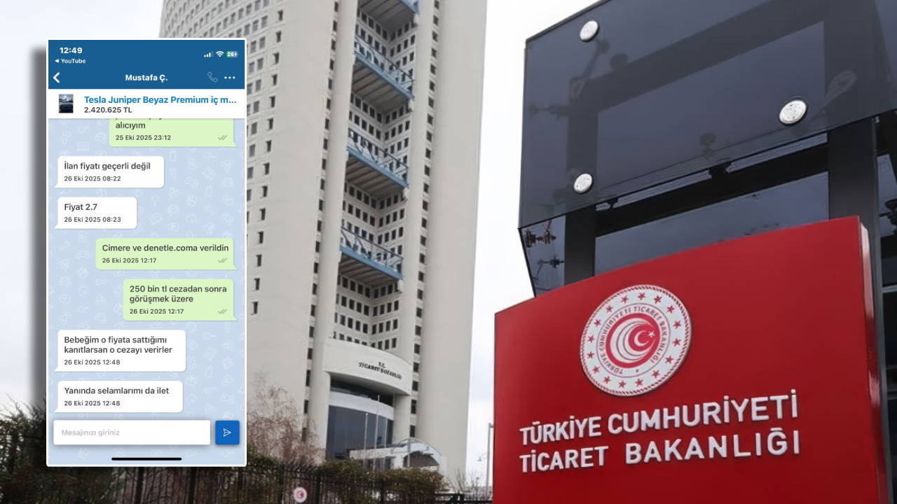 Araç alıcısına gönderdiği mesaj gündem olmuştu: Ticaret Bakanlığı'ndan 279 bin lira ceza