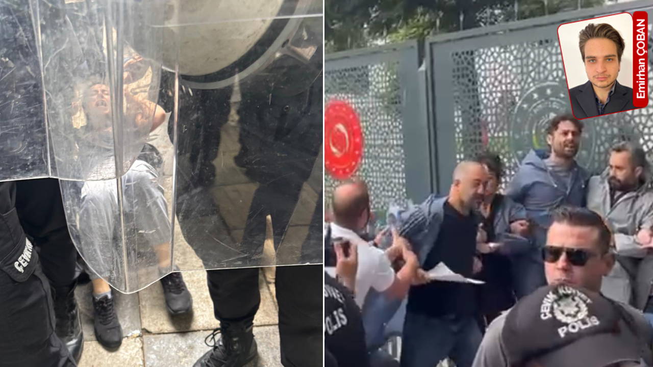 Öğretmenler, eylemlerini bakanlık binası önüne taşıdı... Polis müdahale etti: Gözaltılar var