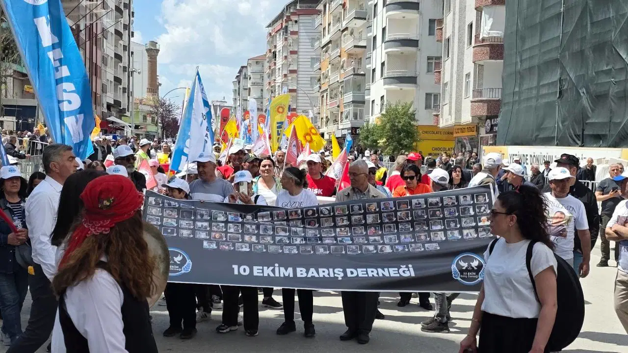 Malatya’da 1 Mayıs yürüyüşü başladı