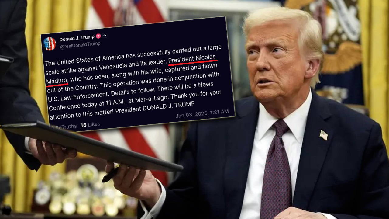 Trump'tan 'Maduro, yakalanarak Venezuela’dan çıkarıldı' iddiası