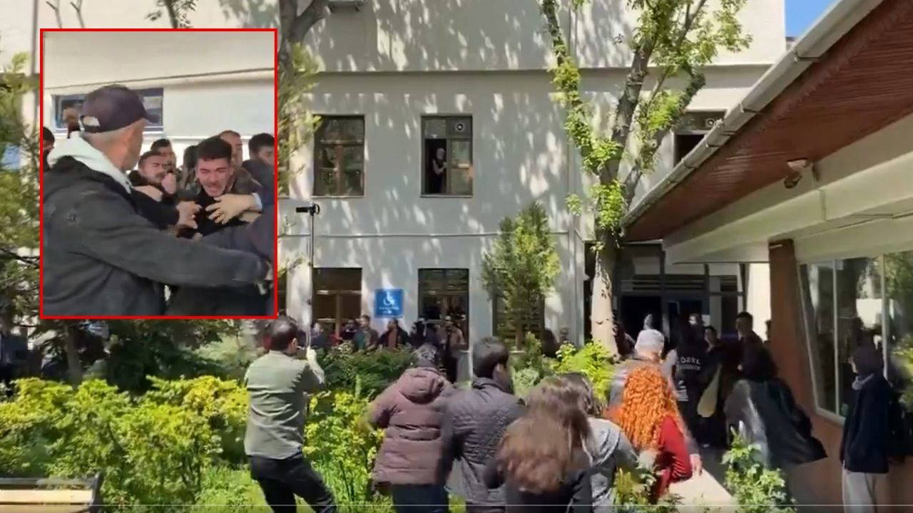 Özelleştirmeyi protesto eden öğrencilere ülkücüler saldırdı