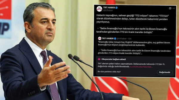CHP'li Bulut verilerle paylaştı: 'TRT Haber'de linç kampanyası'