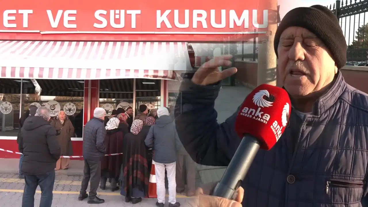 ESK önünde ucuz et kuyruğu...