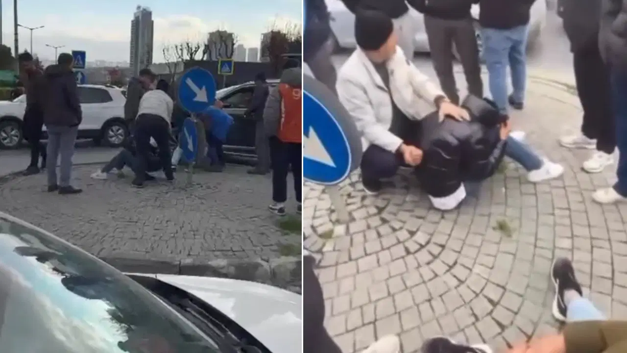 İstanbul'da gasp anları: Kaçan 2 şüpheliyi yurttaşlar yakaladı!