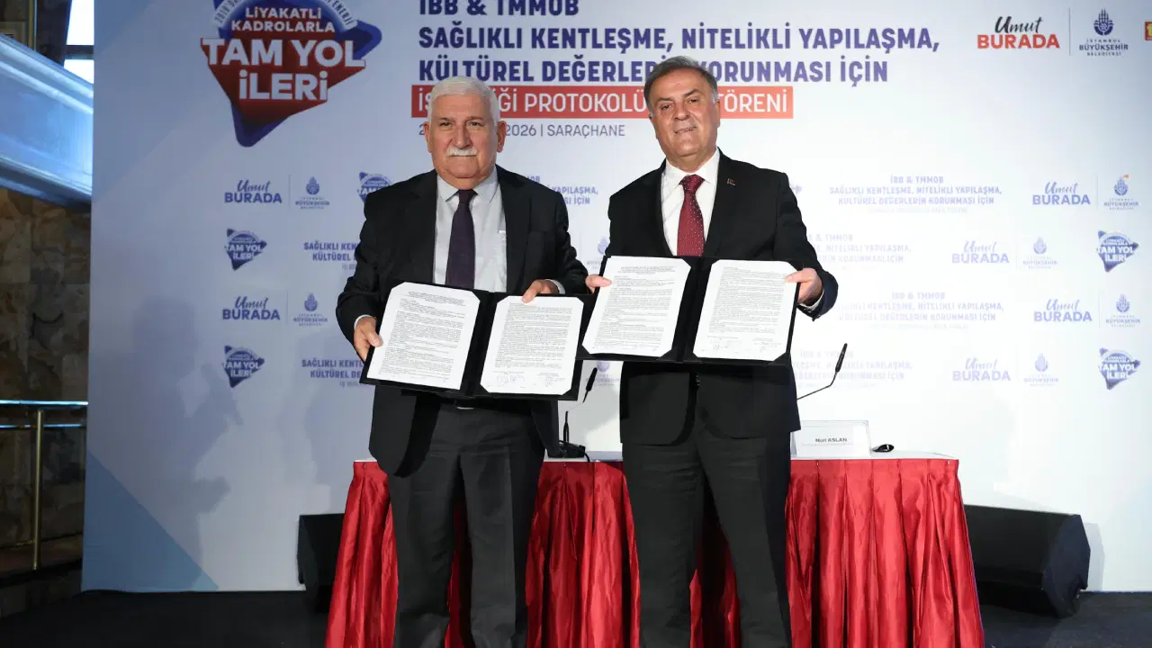 İBB ile TMMOB arasında 'şehir planlama' protokolü imzalandı