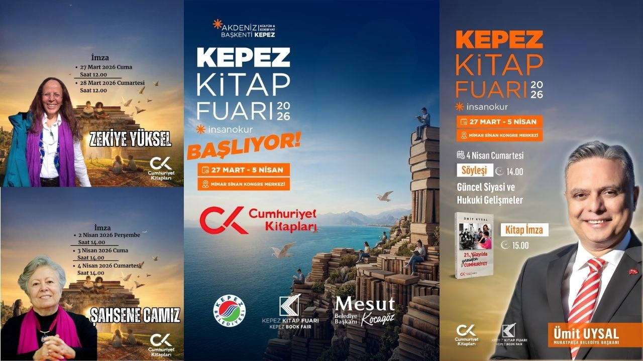 Kepez Kitap Fuarı 27 Mart’ta kapılarını açıyor