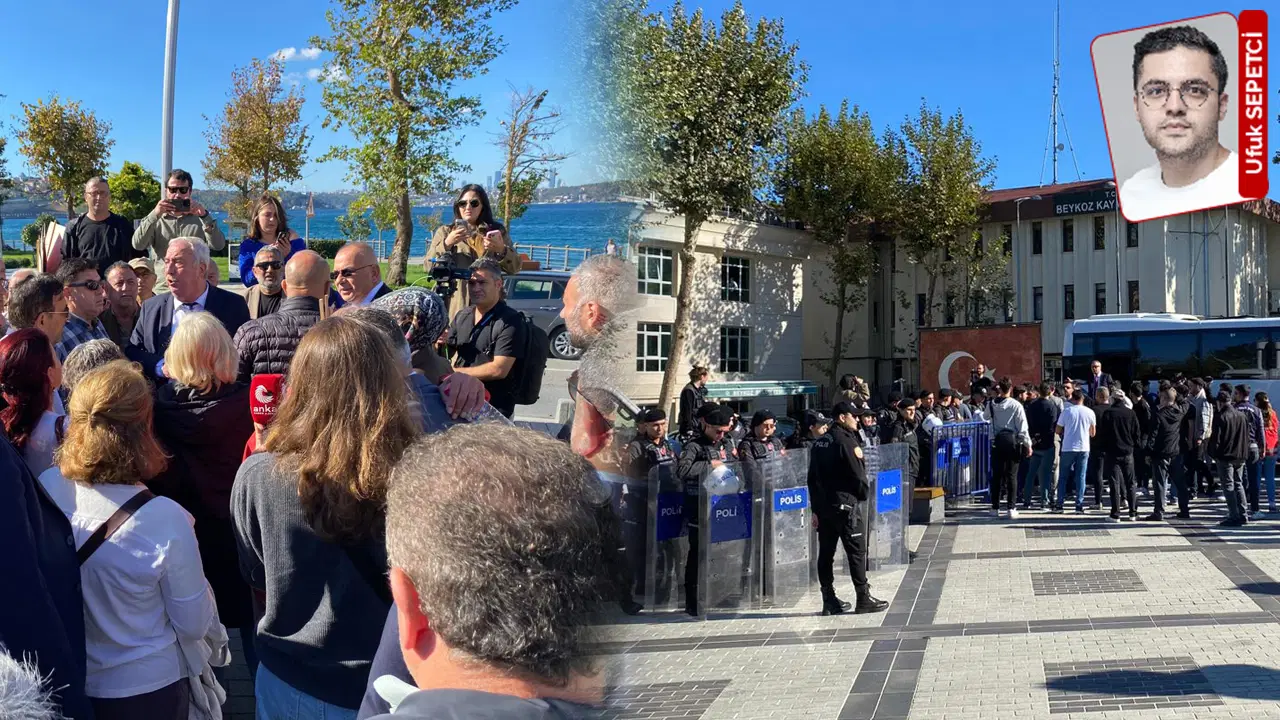 CHP Beykoz İlçe Örgütü'nden belediye önünde protesto: 'Haramzade Özlem istifa!'