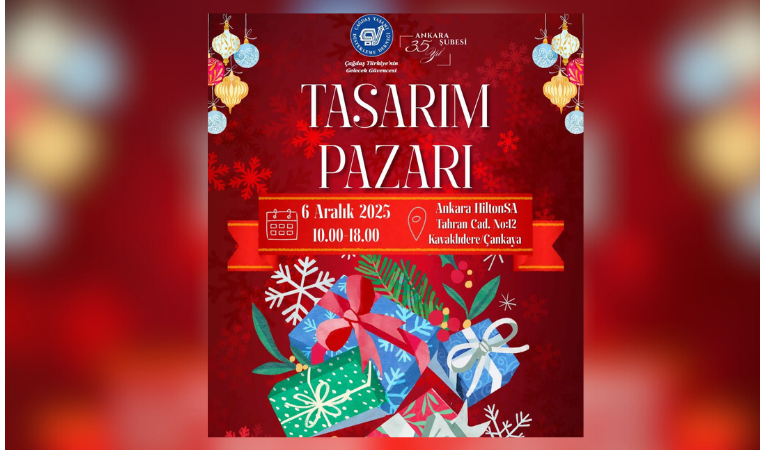 Ankara'da tasarım pazarı düzenlenecek