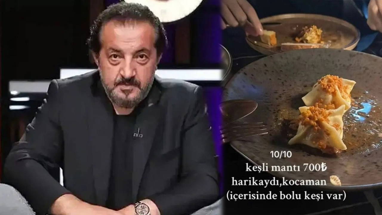 Mehmet Yalçınkaya'nın restoranındaki yüksek fiyatlar sosyal medyada gündem oldu: '2 adet' mantı 700 lira!