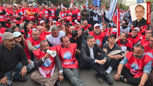 Yollar otobüslerle kapatıldı