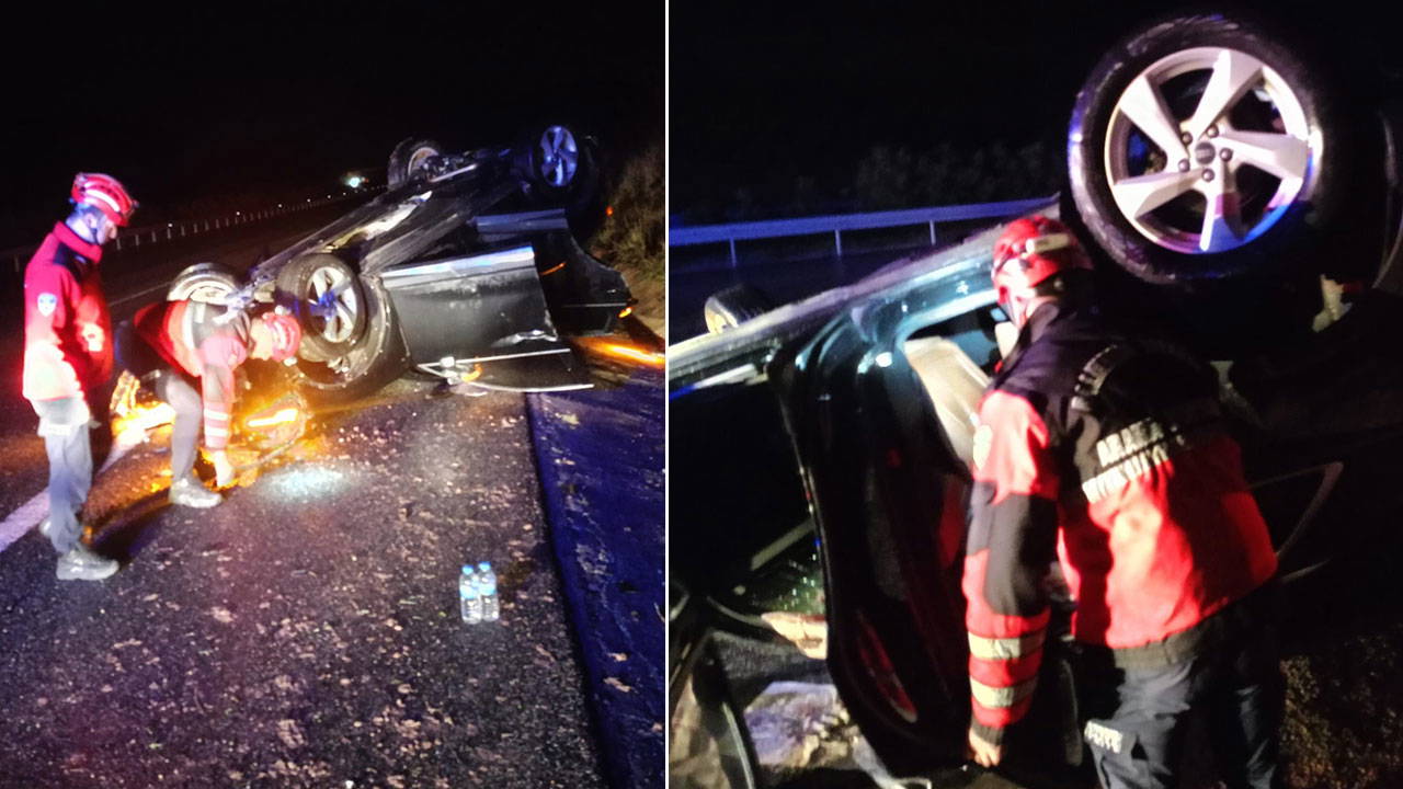 İzmir-İstanbul Otoyolu'nda kaza: Yaralılar var!